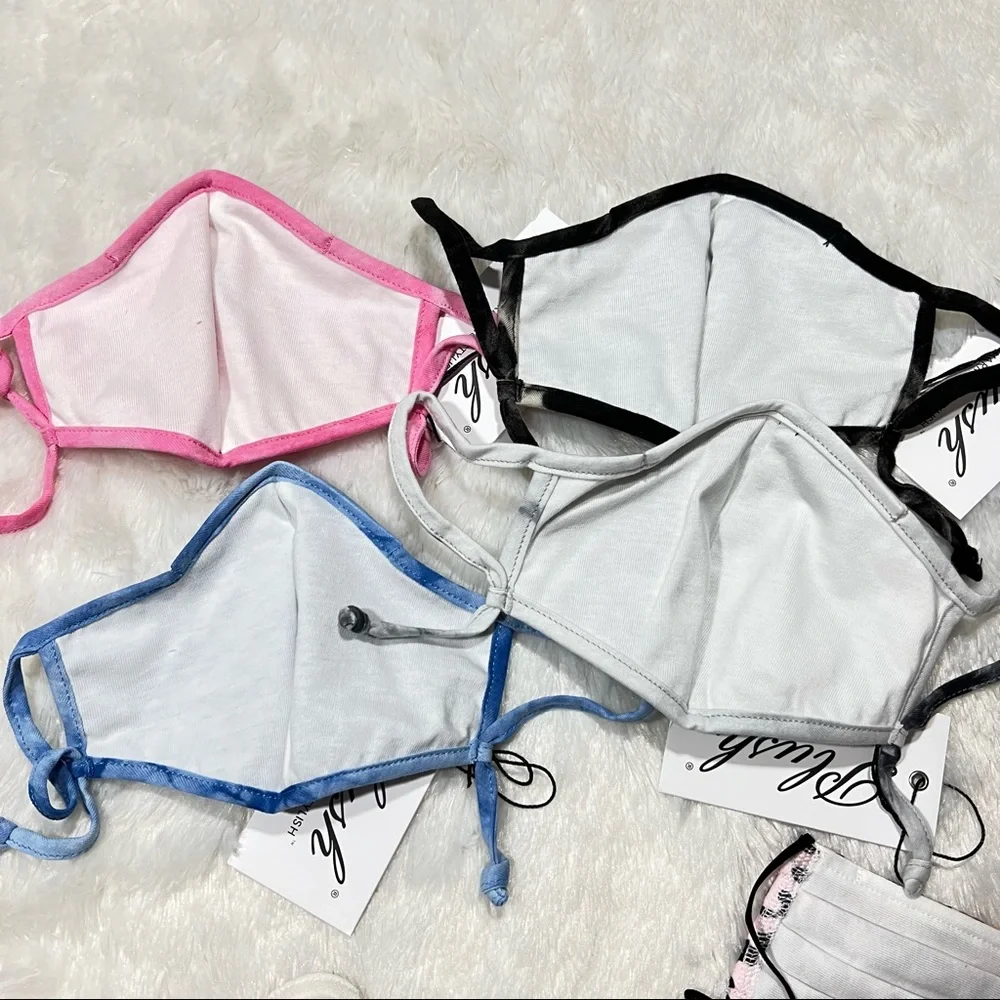 Plush Apparel x Revolve Set of 6 Reusable Face Masks